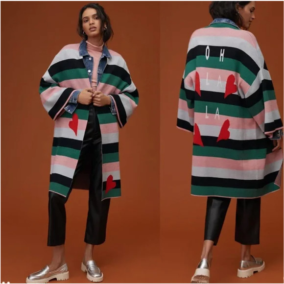 Anthropologie Sweaters - Anthropologie Laetitia Rouget Oh La La Kimono Cardigan One Size